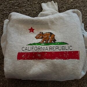Port and Company Gray California Republic Hoodie